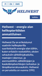 Mobile Screenshot of heliwest.fi