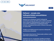 Tablet Screenshot of heliwest.fi